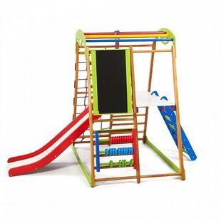 Дитячий спортивний комплекс для дому BabyWood Plus 3 SportBaby &laquo;BabyWood Plus 3&raquo; (4) фото