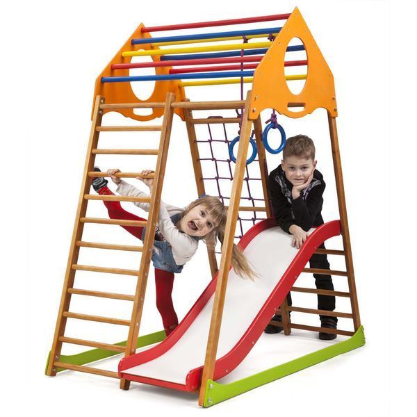 Дитячий спортивний комплекс для дому KindWood Plus 1 SportBaby &laquo;KindWood Plus 1&raquo; (4) фото