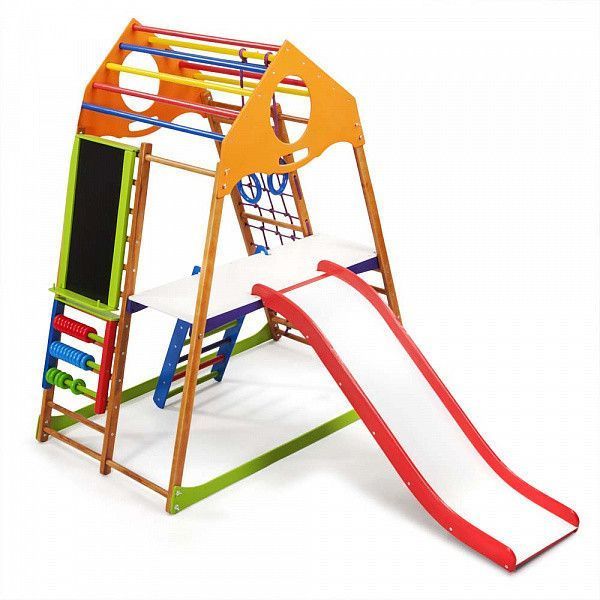 Дитячий спортивний комплекс для дому KindWood Plus 3 SportBaby &laquo;KindWood Plus 3&raquo; (4) фото