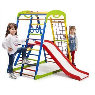 Дитячий спортивний комплекс для дому SportWood Plus 2 SportBaby &laquo;SportWood Plus 2&raquo; (4) фото