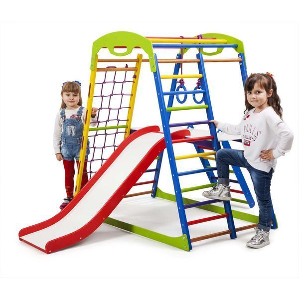 Дитячий спортивний комплекс для дому SportWood Plus 2 SportBaby &laquo;SportWood Plus 2&raquo; (4) фото