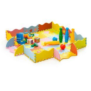 Детский коврик-пазл с бортиками Toys 30x30 WCG EVA - 25 частей EVA SSD2 (1) фото