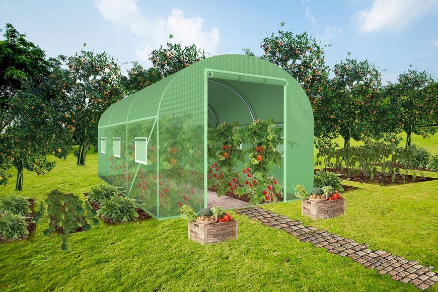 Теплиця садова для дому та дачі, Готові дачні парники (400 x 250см) 10 m&sup2; Kontrast Польща P0025(7) фото